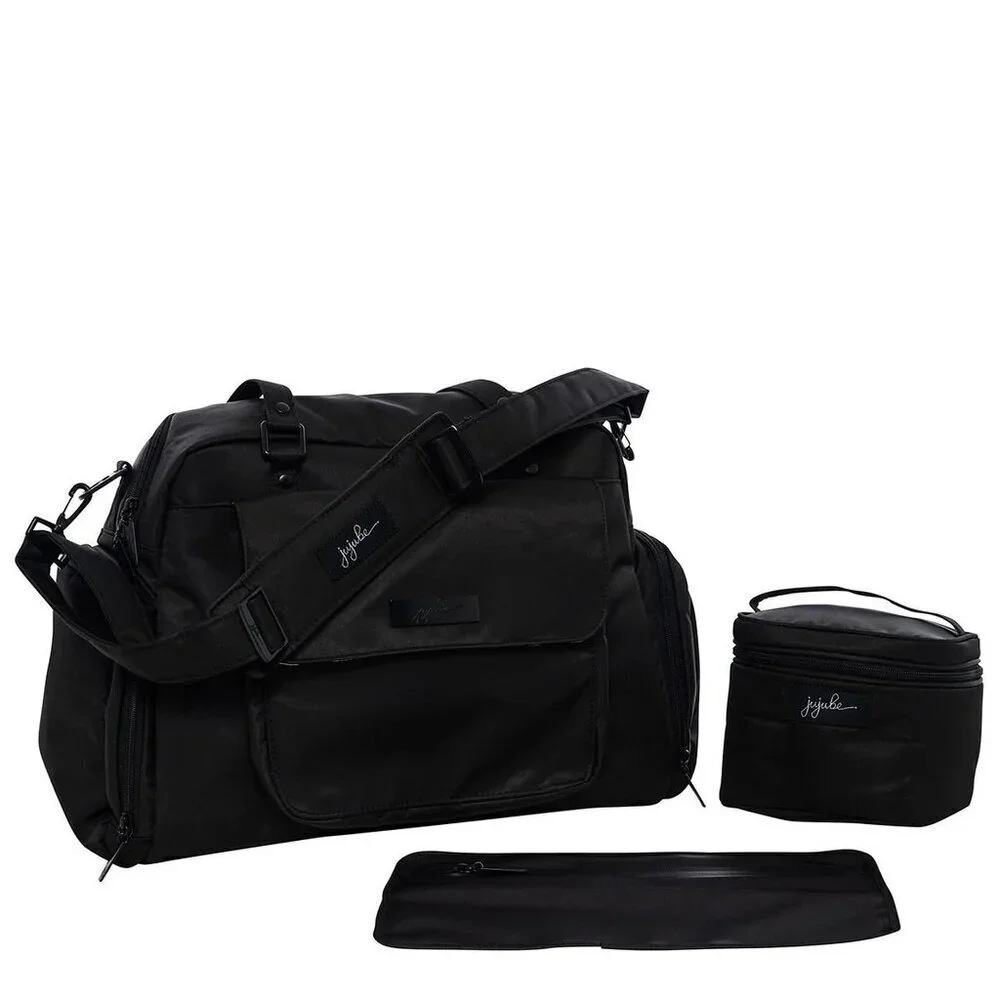 NEW WITH TAGS Ju-Ju-Be Be Pumped - Black Out Diaper Bag